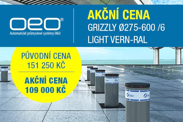 Akční nabídka automatického výsuvného sloupu Grizzly - Akční cena 109 000 Kč z původních 151 250 Kč