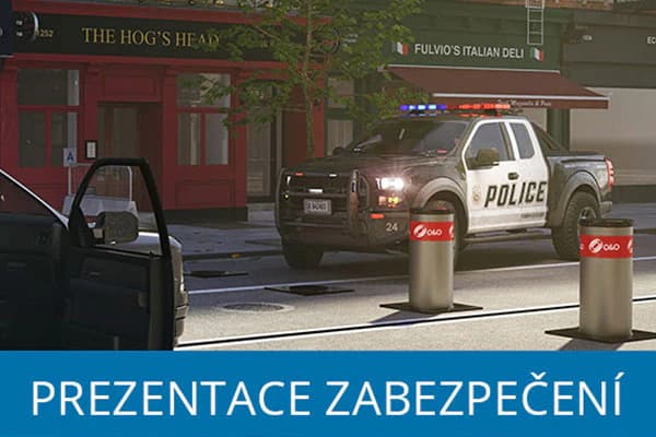 Přehledná prezentace protiteroristických výsuvných sloupů