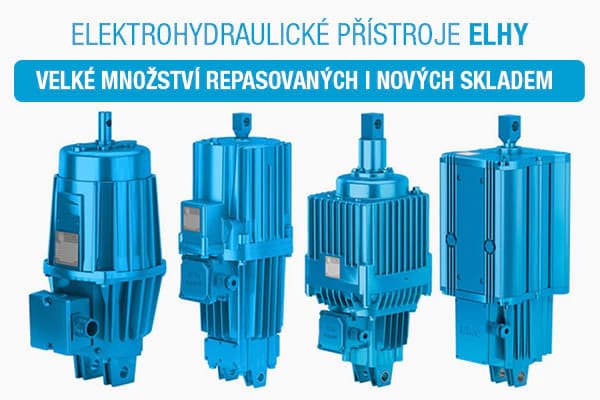Velké množství repasovaných a nových ELHY (elektrohydraulické přístroje) skladem