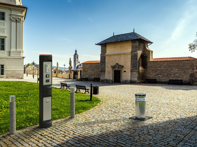 Instalace automatických sloupů Kutná Hora