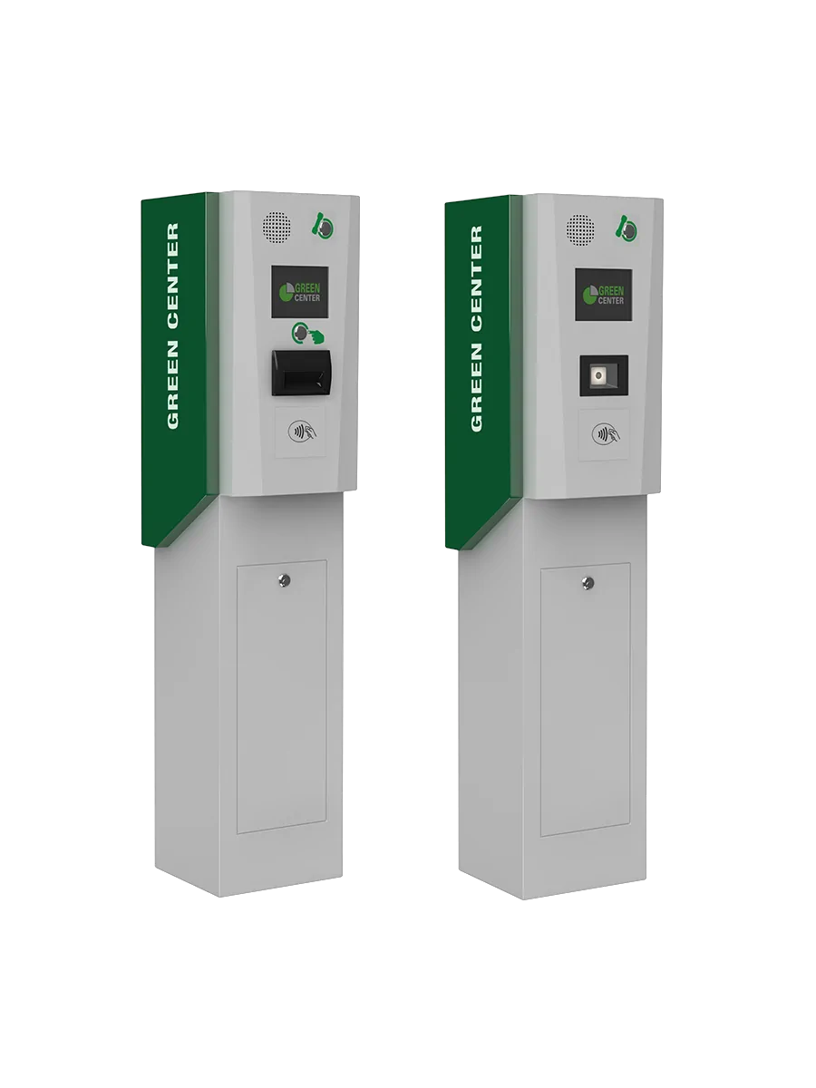 Vjezdový a výjezdový parkovací stojan GPE4T Economy Green Center