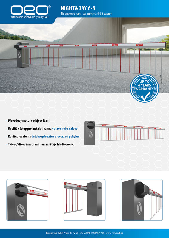 NightDay 35 xtreme závora leaflet